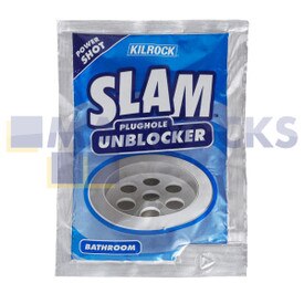 Genuine Original Kilrock Slam Desbloqueador de desagües de baño One Shot (80 g)
