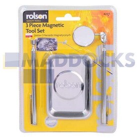 Kit de inspección magnética de 3 piezas de herramientas Rolson original y genuina