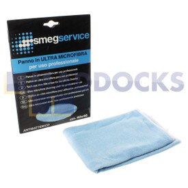 Paño de limpieza de ultra microfibra antibacteriano original genuino de Smeg para uso profesional (400 mm x 400 mm)