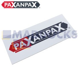 Placa de cabeçalho da marca Paxanpax de exibição de varejo universal Paxanpax (23" x 8" / 60 cm x 20 cm)