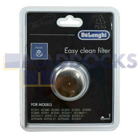 Filtro de café de fácil limpieza original genuino DeLonghi DLSC400 de 1 taza