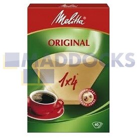 No Longer Available. Order 65-UN-78 [Genuine Original Melitta 1x4 Brown Coffee Filter Papers (Pack of 40)]