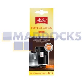 Cápsulas de limpieza originales para modelos Melitta 'Perfect Clean' Espresso (1,8g, paquete de 4)