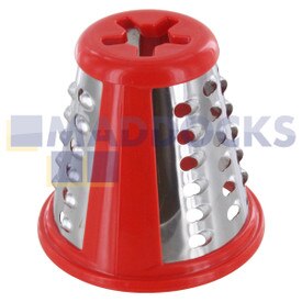 Cono de rejilla grueso rojo para picadora de carne original para modelos Tefal Moulinex Fresh Express Max