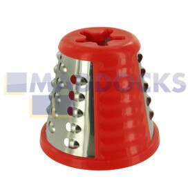 Original auténtico, series Tefal Moulinex Fresh Express+ Max HV2 (ME2), HV3 (ADRAA1),HV4 (ME4), HV6 (ADR), HV8 (DKA, ME6), cono de rallado grueso rojo para cortadora