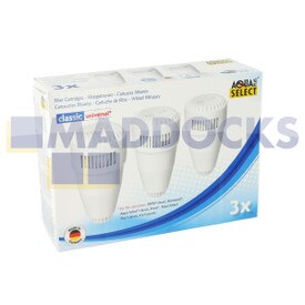 Cartucho de filtro de agua compatible con modelos 'Classic' para Brita, Laica, Kenwood, Santek, Terrailon, Ariete (paquete de 3)