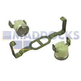 Kit de interruptor térmico con termostato para secadoras de condensación compatible con modelos Bauknecht TRK, TRKK; Proline TDC75; Whirlpool AWZ, HDD (B35)