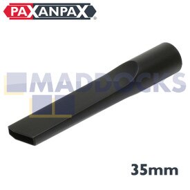 Cabezal para hendiduras universal de plástico negro (35mm)