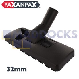 Boquilla para suelos con doble pedal de plástico negro universal (32mm x 270mm)