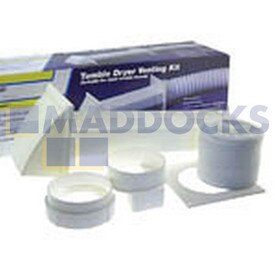 No Longer Available. Discontinued [Universal Tumble Dryer Permanent Wall Vent Kit for Windows or Brick Walls]