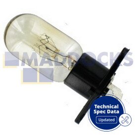 Bombilla para lámpara de microondas de montaje multimodelo Bosch, Neff, Siemens, genuina y original