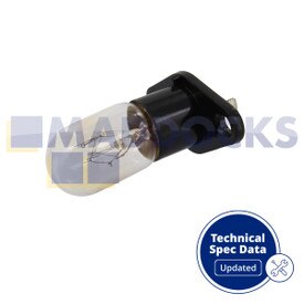Bombilla para lámpara de horno microondas Panasonic original genuina (240 V, 20 W)
