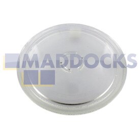 Plato de cristal giratorio para microondas original para modelos Whirlpool 6MT, AT, EMC, IL, MAX, MT, MW, TC, UKM, VT con tres fijaciones (280mm)
