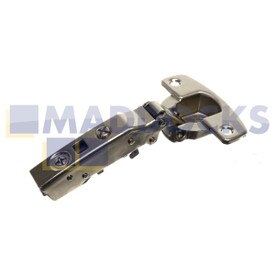 Bisagra original y genuina Hettich Universal Sensys 110° con sistema silencioso integrado (Sensys 8645I, niquelado, superpuesto, ángulo de apertura 110°, patrón de taladros de 52 mm x 5,5 mm, para atornillar (-))