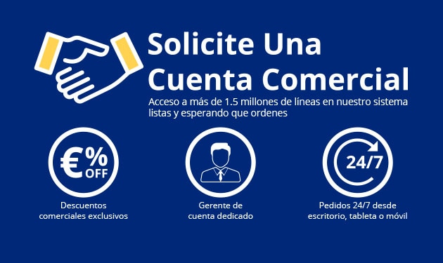 Solicite una cuenta comercial